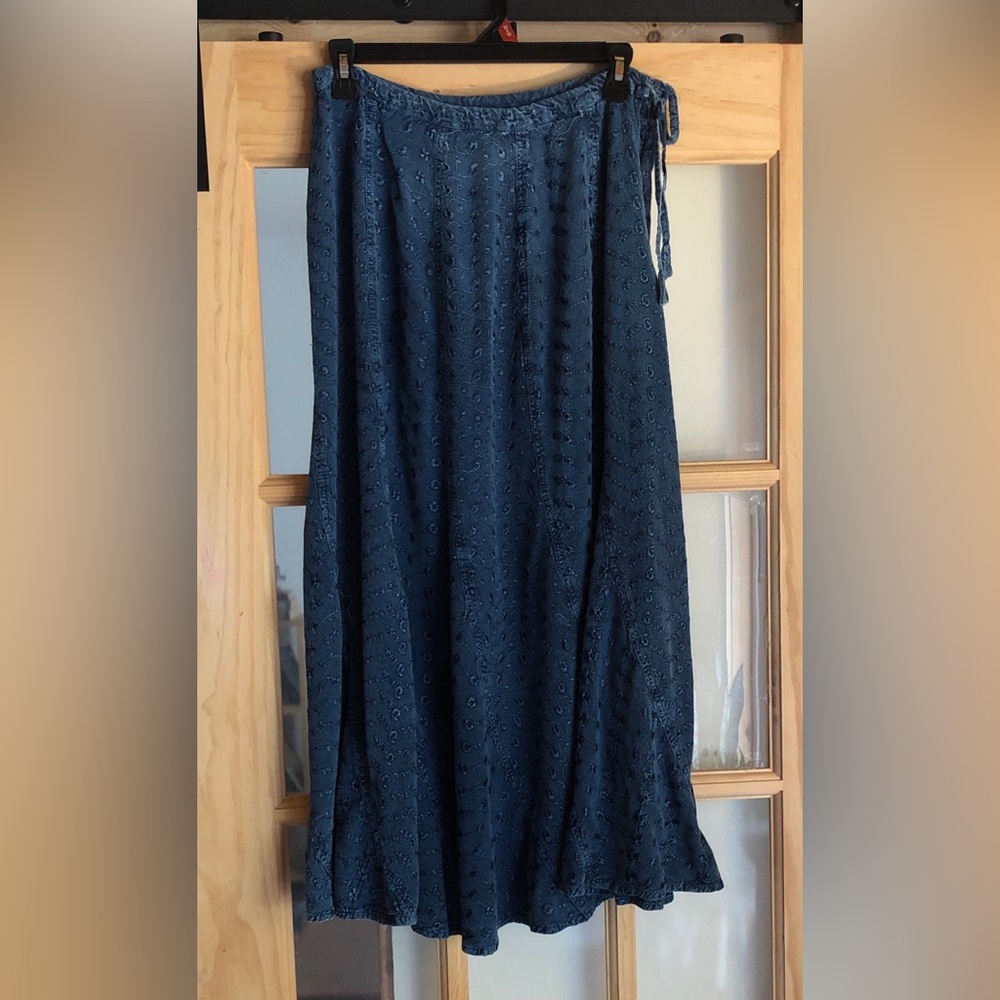 Sacred Threads Blue Maxi Skirt